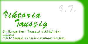 viktoria tauszig business card